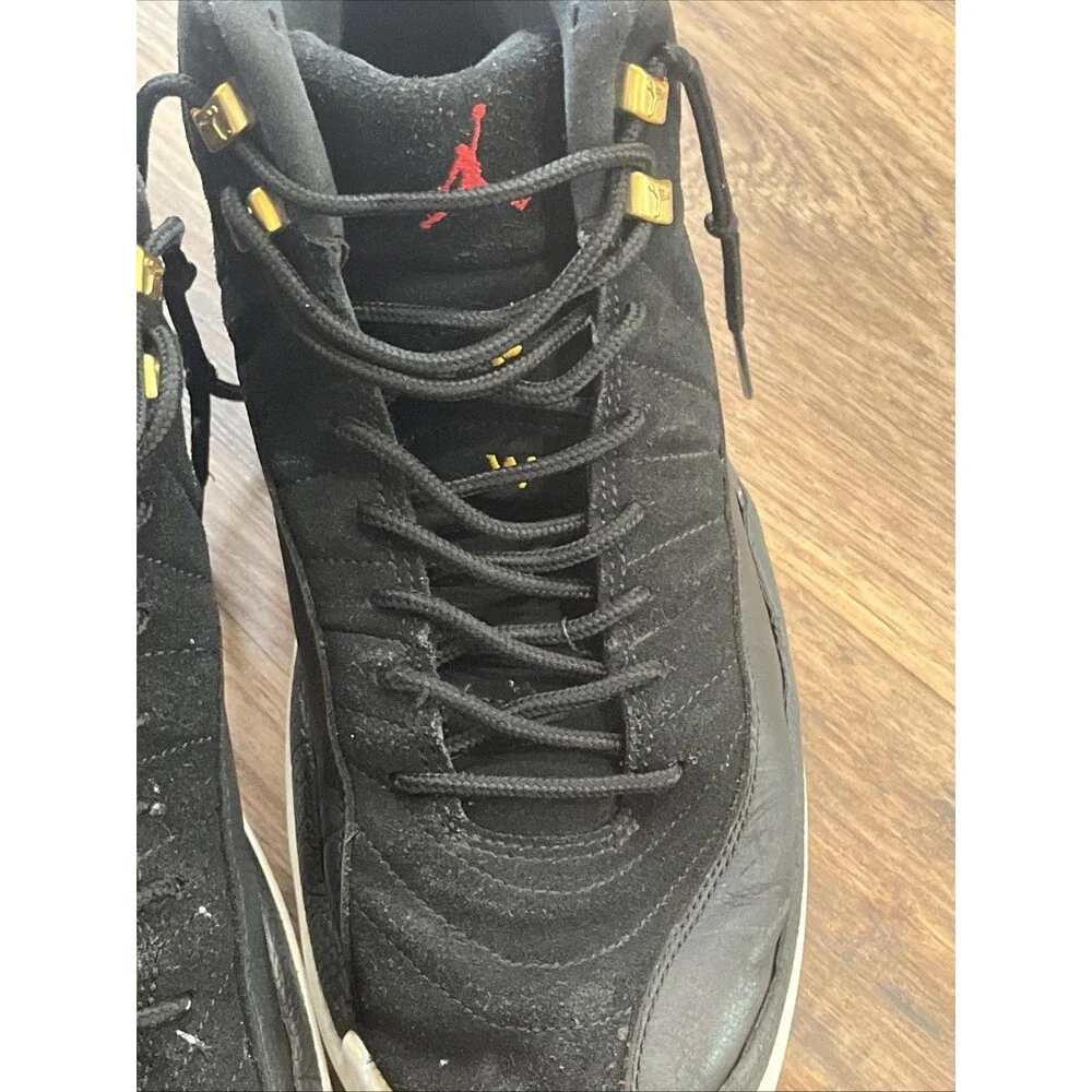 Nike Air Jordan 12 Retro Reverse Taxi 2019 Black Gold 130690-017 Men’s 11.5